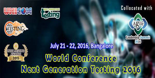 World Conference Next Generation Testing 2016