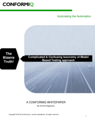 Complicated and Confusing Taxonomy of Model Based Testing Approaches