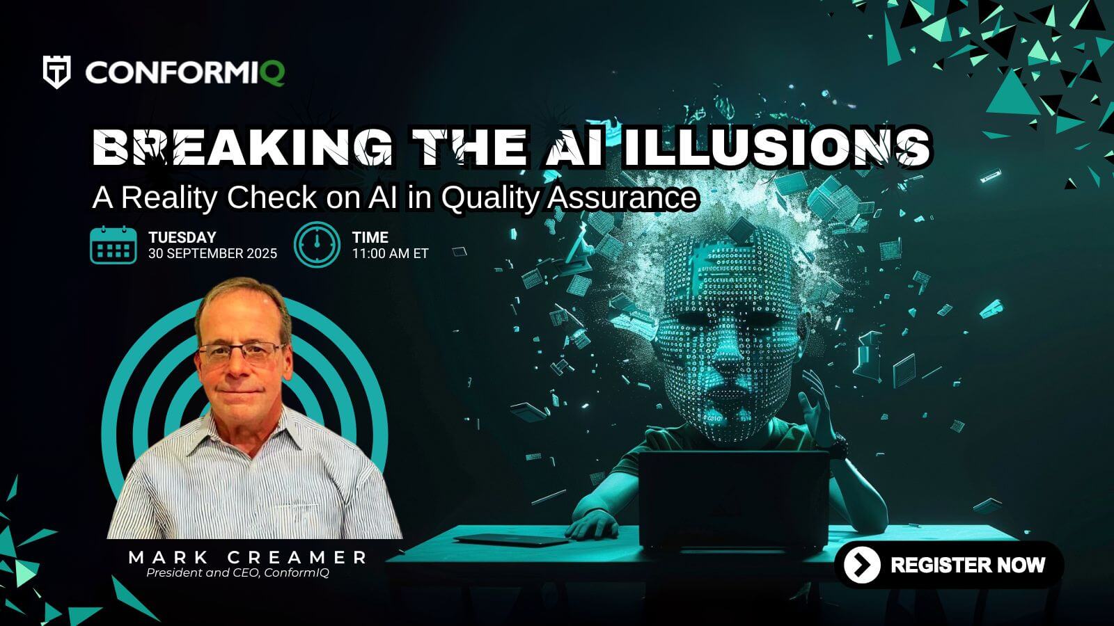 ConformIQ_Sept 30_reg page(1) Breaking The AI Illusions webinar